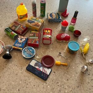 Miniature Food and Household Collection
